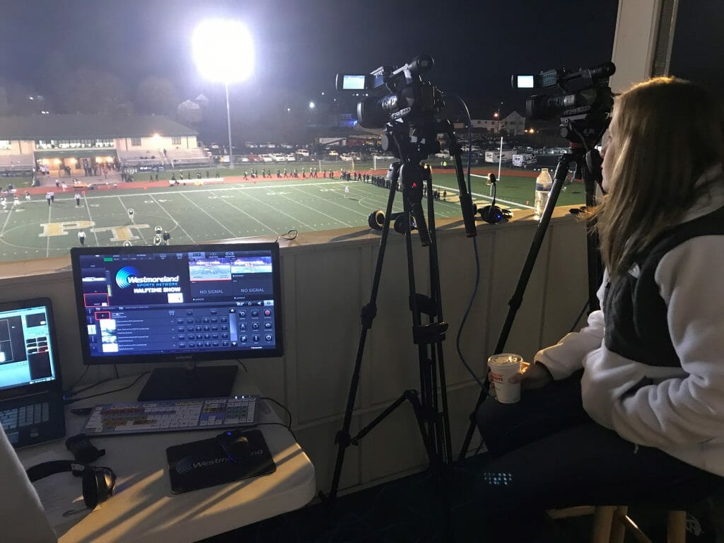 high school, Webcasting high school sports on a pro level