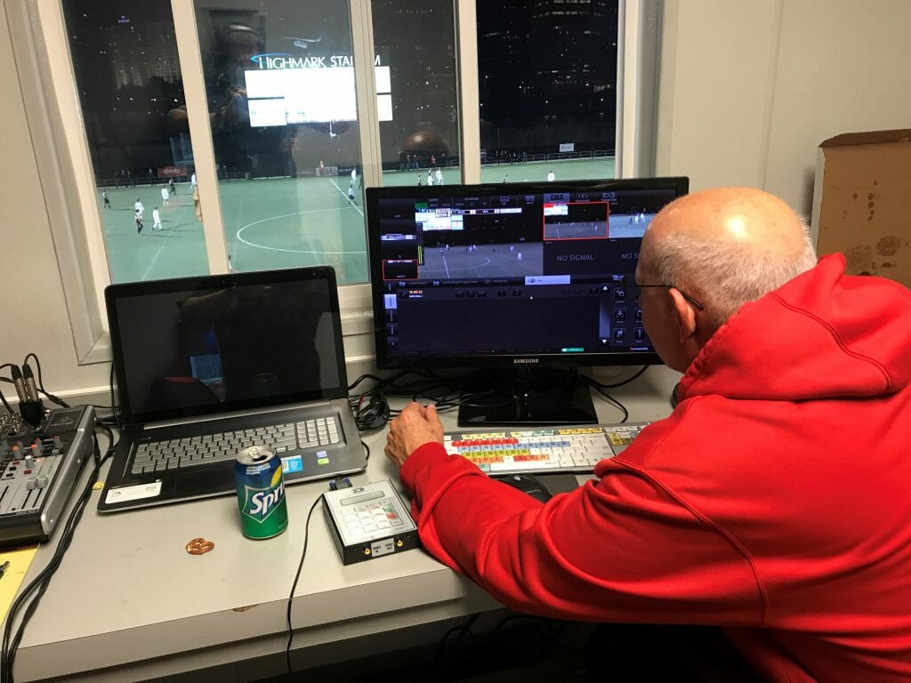 high school, Webcasting high school sports on a pro level