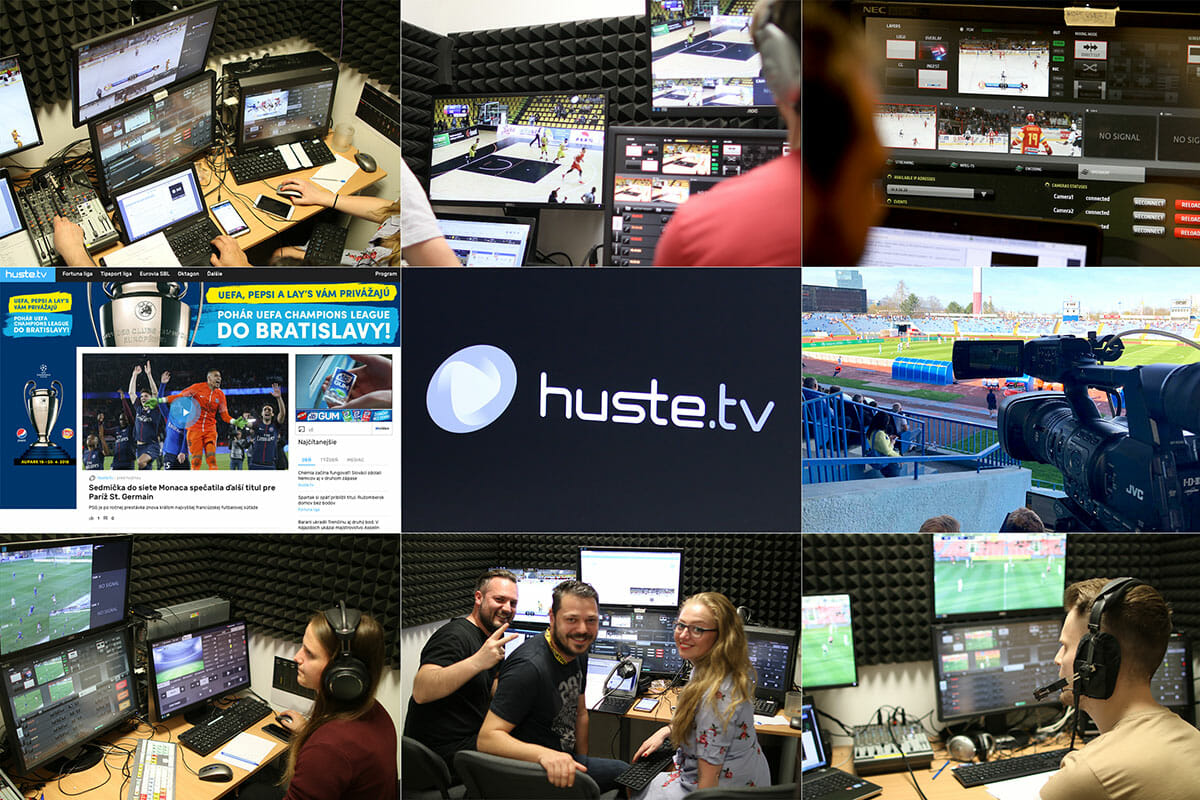 , HUSTE TV &#8211; Large Scale Remote Live Sports Production project